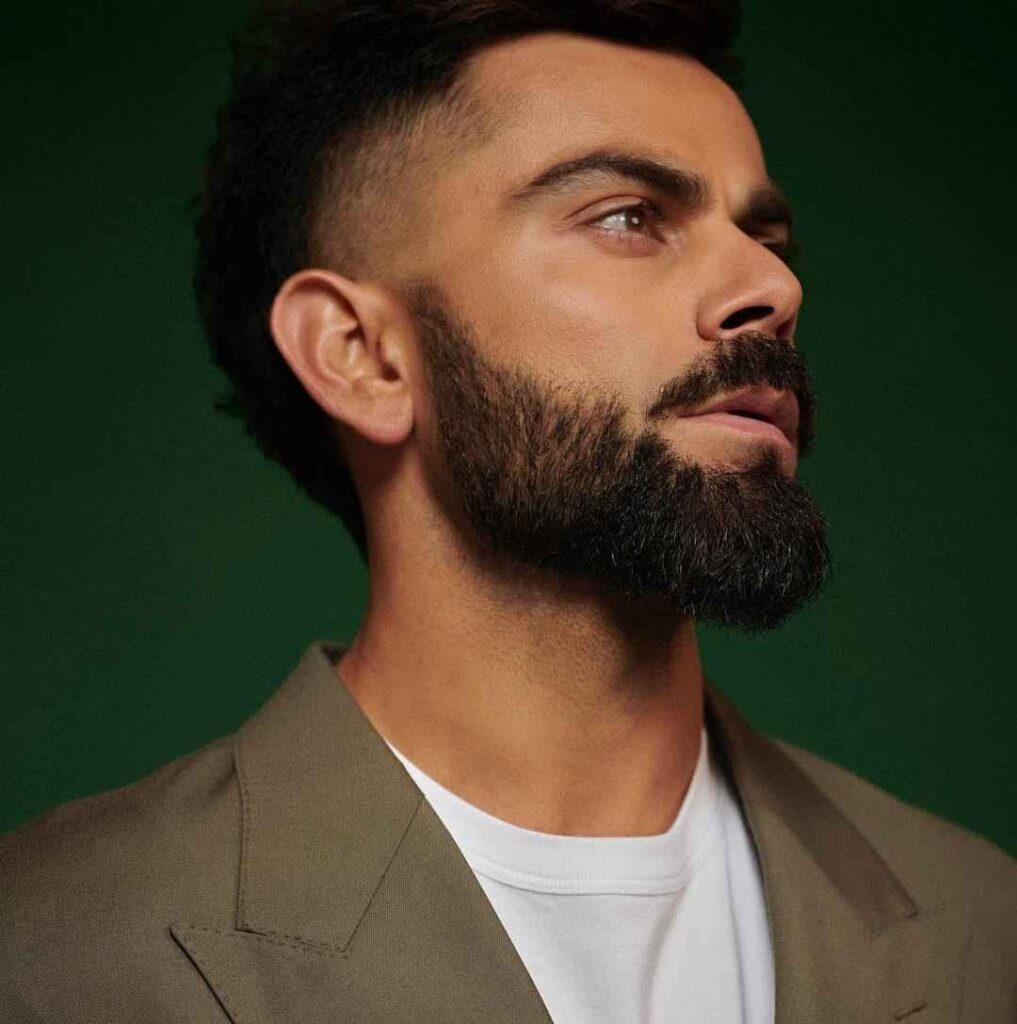 virat kohli short hair hairstyle