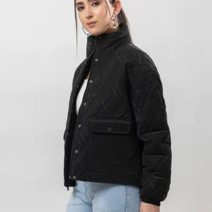 Women's Quilted Button-up Jacket